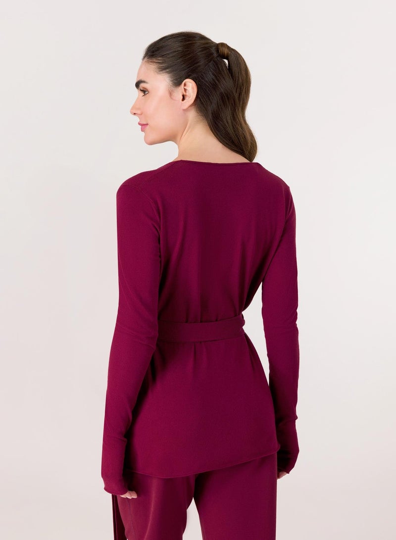 Kayanee Ballerina Wrap Sweater - Image 2