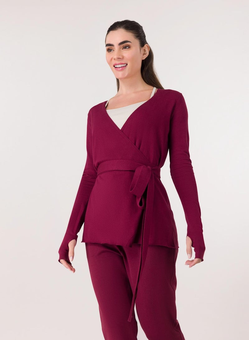 Kayanee Ballerina Wrap Sweater - Image 3