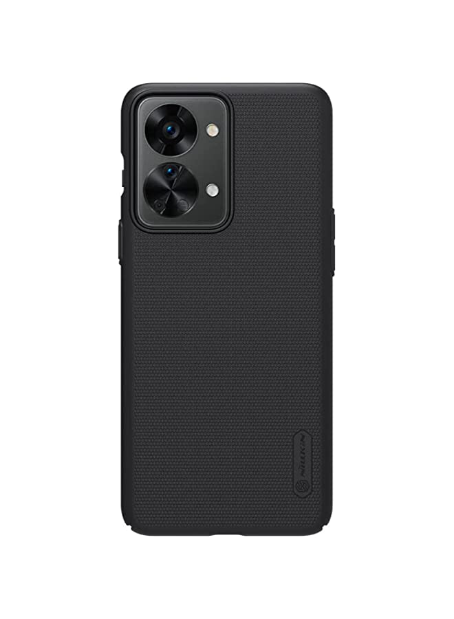 IAF حافظة لهاتف OnePlus Nord 2T غطاء درع سوبر فروسيد برو حماية غير لامعة شاملة لهاتف OnePlus Nord 2T 5G أسود