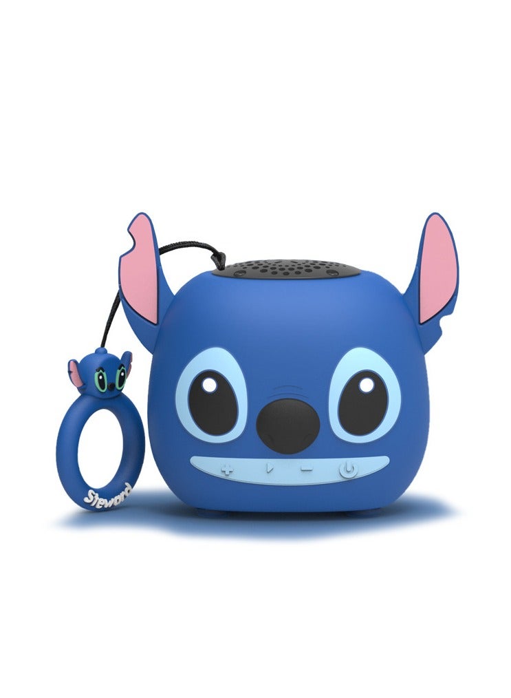 Small speakers cartoons cute Stitch Bluetooth speakers sound portability waterproof easy to enjoy the convenience of wireless music - Image 1