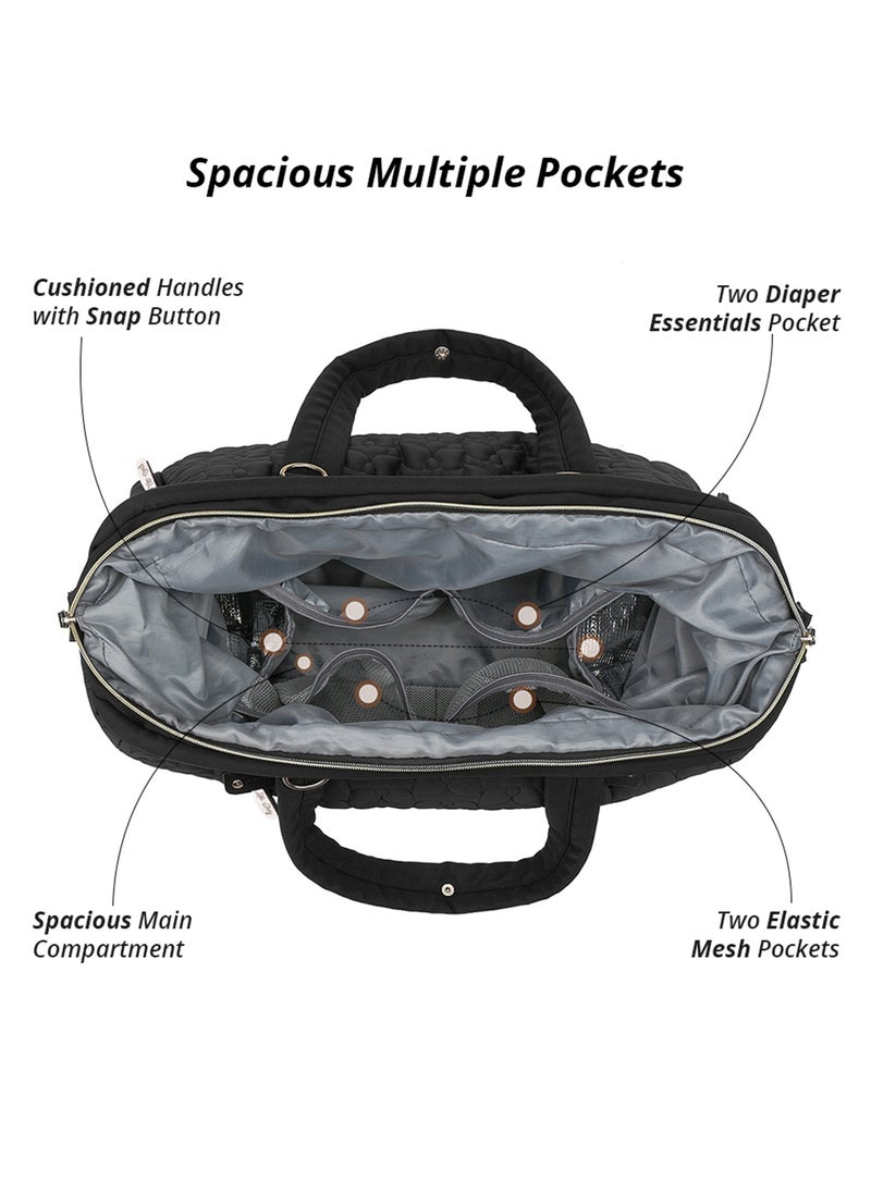 TEKNUM - Trip Stroller Diaper Bag Combo - Black - Image 1
