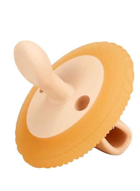 NUK Comfy Duet 100% Silicone Soother 2-in-1 Pacifier and Teether 0-12 Months