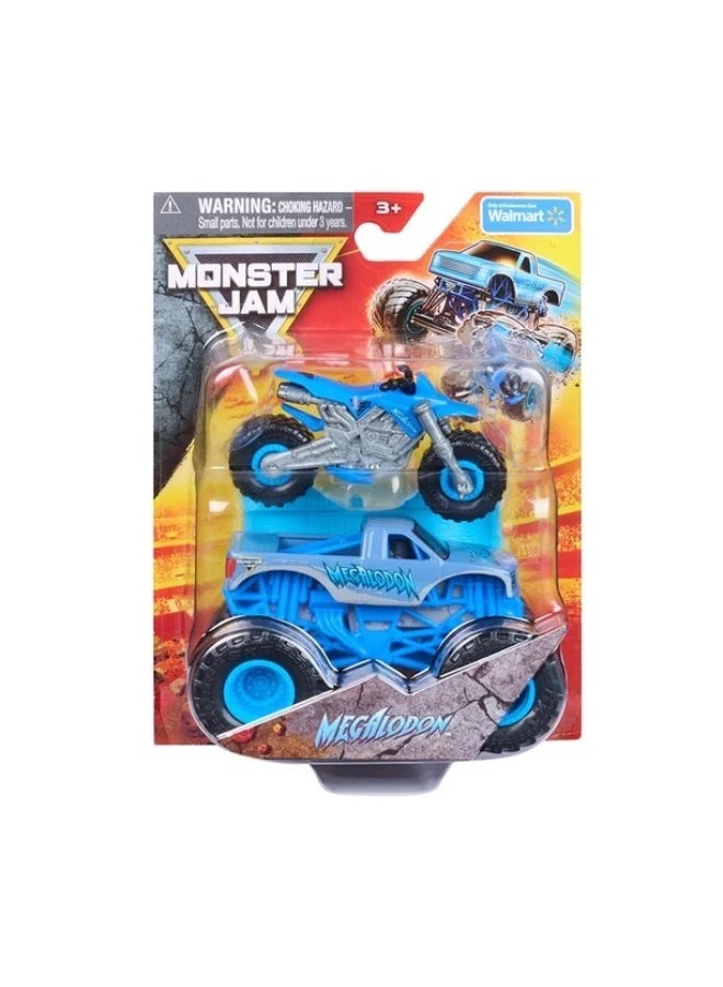 Monster Jam Vehicle Set with Supercross Motorcycle Various Models 1 Piece - Image 3