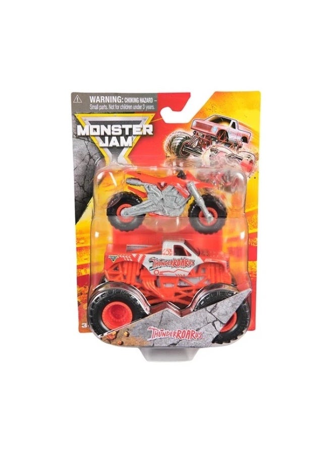 Monster Jam Vehicle Set with Supercross Motorcycle Various Models 1 Piece - Image 4