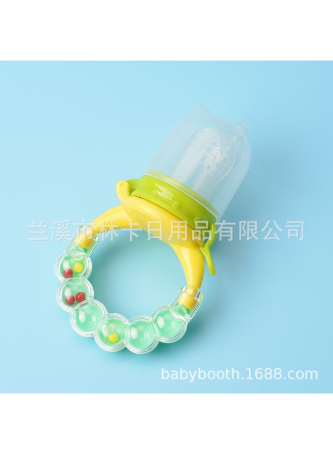 شبكة فواكه وخضروات للرضع، جيب عض موسيقي، جهاز تدريب تغذية الرضع، مصاصة قابلة للعض، حقيبة طعام الرضع، جهاز إطعام مكملات غذائية للأطفال