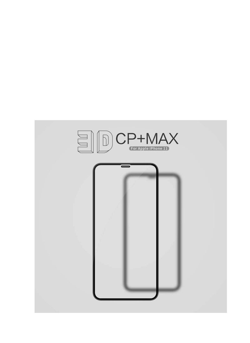 Nillkin - Nillkin 3D CPPlus MAX Anti-Explosion Glass Screen Protector 0.33mm  3D Apple iPhone 11/iPhone XR-Black - Image 1