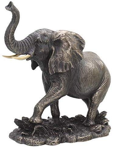 Idol Collections Resin Wild Elephant Statue , Standard, Multicolour, 1 Piece - Image 2