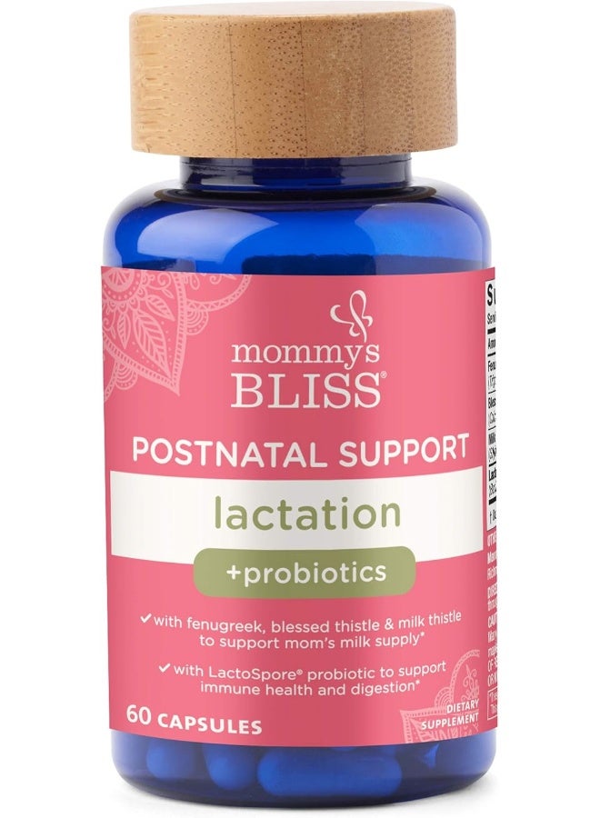 Mommy's Bliss Postnatal Lactation Support Supplement With Probiotics - Image 1