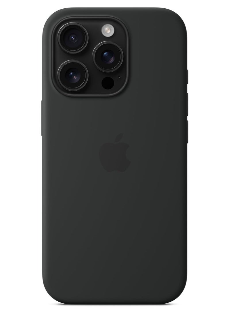 iPhone 16 Pro Max Silicone Case black, , Shockproof Thin Cover, Resists  Scratches,  Phone Case for iPhone 16 Pro Max Silicone Case Black  - Image 2