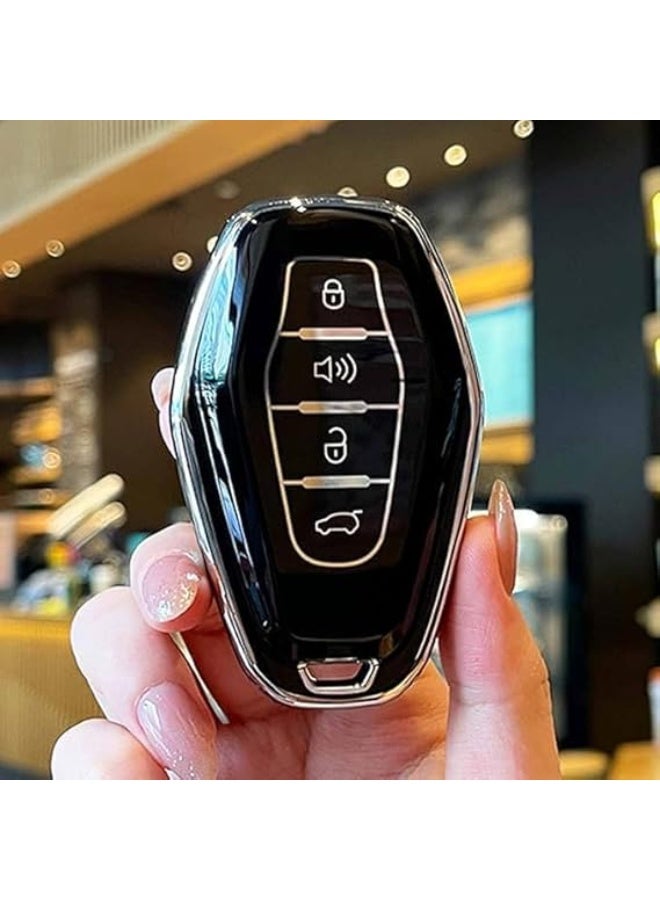 UShop U-Shop Protective Cover ✔ for Remote Car Key, Made of TPU, Compatible with Jetour X70 - X70 Plus - Image 2