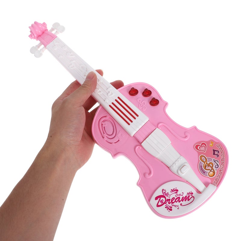 1 Set Violin Toy with Sound: Violin Toy for Kids - Simulation Musical Instrument with Lights & Sounds - Toddler Instrument for Early Music Education - Image 5