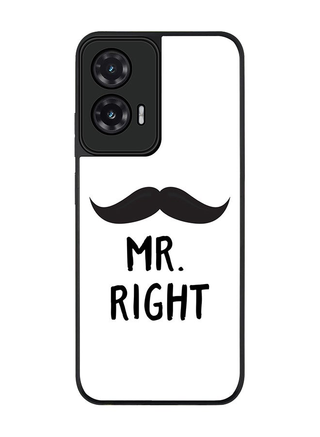 Stylizedd For Motorola Moto G35 Case,Slim fit Camera Protection, Shockproof Thin Phone cover  - Mr. Right