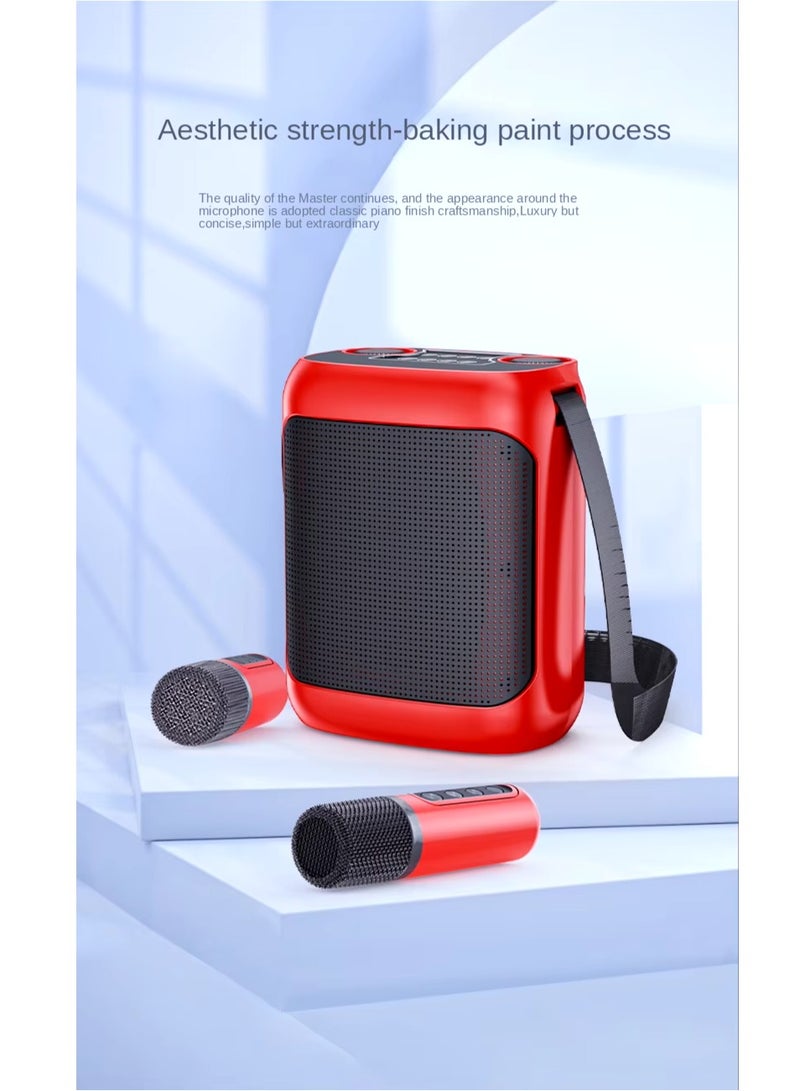SU.YOSD YS-220 Outdoor Karaoke Speaker Big Strap Speaker With Dual UHF Wireless Microphone - Image 3