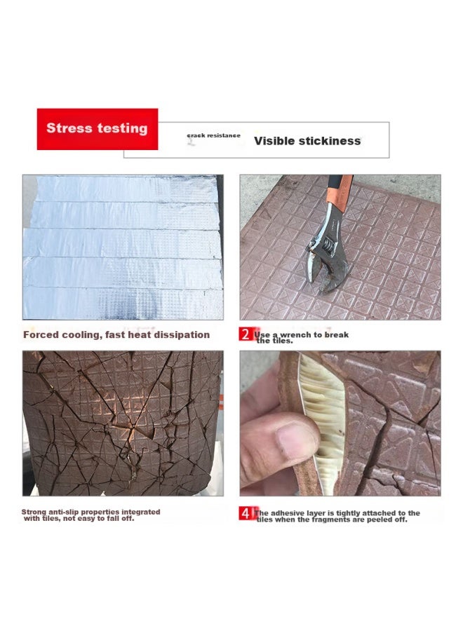 Yongguan Butyl Rubber Waterproof Tape 50mm*5m, Self-adhesive Leak-proof, One Stick Leak-stop Tool - Image 4