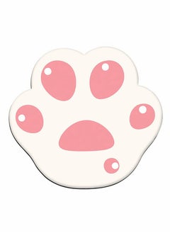 KASTWAVE Cat Paw Pattern Mouse Pad, Cat Mouse Pad,  Cartoon Mouse Pad (1pc, Pink-White Paw, 28 * 25mm)  - Image 1