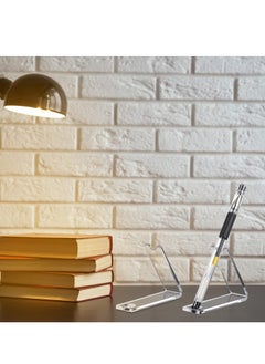 Y&D 2 PCS Acrylic Pen Holder, Pencil Display Fountain Pen, Ballpoint Rack, Desk Wand Makeup Brush Paintbrush Drying Suitable for Office School  - Image 5