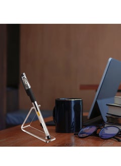 Y&D 2 PCS Acrylic Pen Holder, Pencil Display Fountain Pen, Ballpoint Rack, Desk Wand Makeup Brush Paintbrush Drying Suitable for Office School  - Image 4