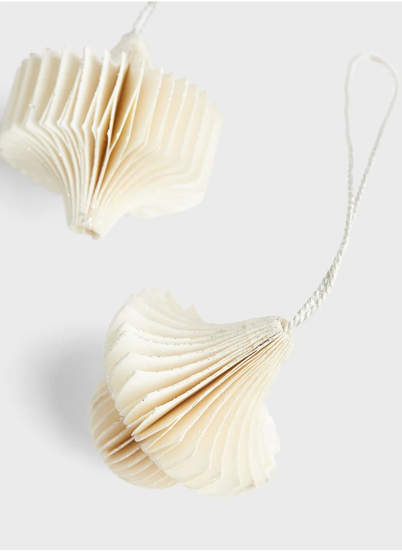 H&M 6-Pack Honeycomb Christmas Decorations