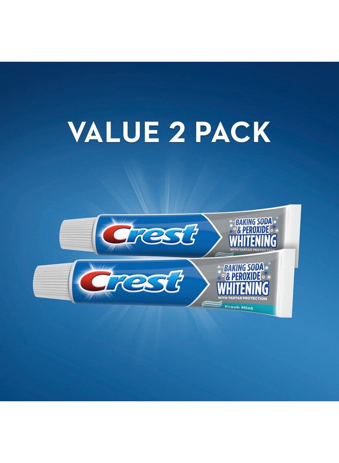 Crest Cavity & Tartar Protection Toothpaste Whitening Baking Soda & Peroxide 5.7 Oz Pack Of 2 - Image 3