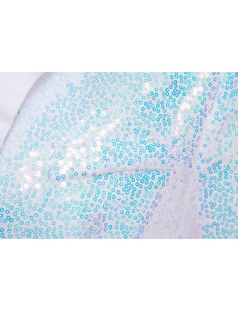 Shougu Slim Fit Casual Sequin Colored Suit Jacket  - Image 3