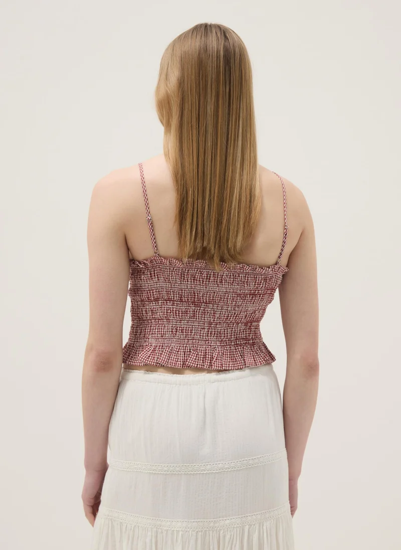 Ovs  OVS Multicolour Striped Pure Cotton Slim Fit Tank Top for Women | Best Price UAE