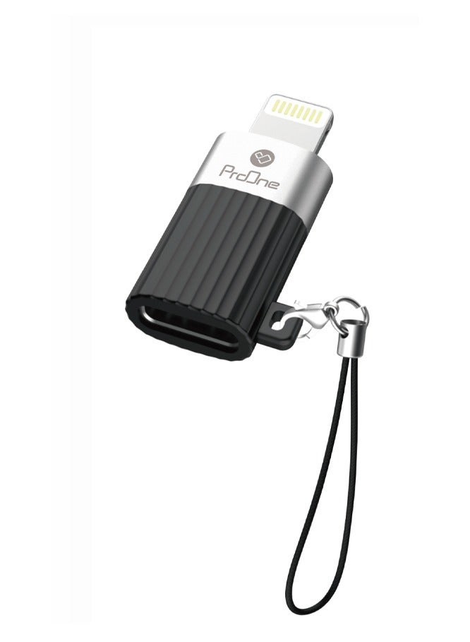 ProOne PCO09 Type C to lightning OTG adapter for iPhone and iPad, 480Mbps Data rate  - Image 1