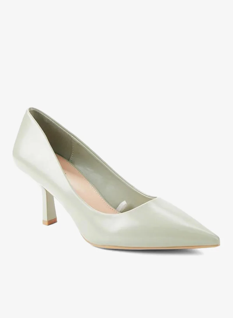 Paprika Women Flared Heel Pump Shoes