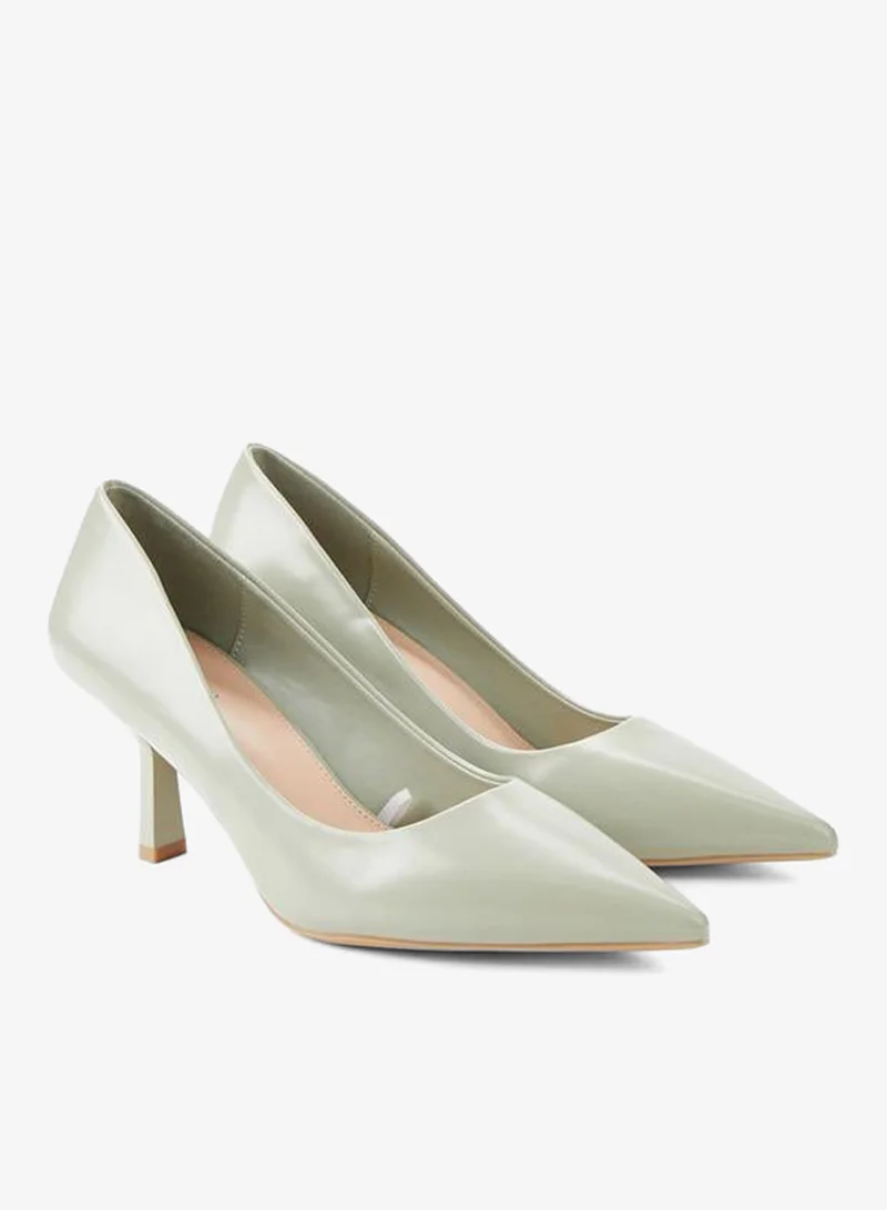 Paprika Women Flared Heel Pump Shoes