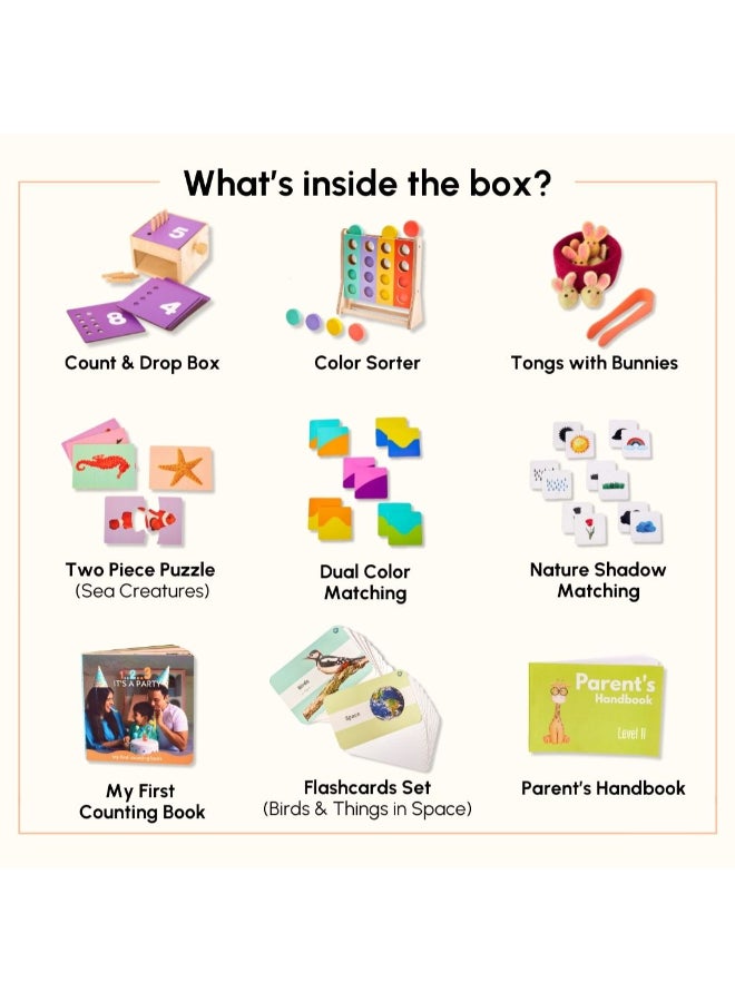 Curious Cub Montessori Learning Wooden Baby Toys Montessori Toys For 2 Year OldChild Development And Problem Solving Baby ToysFine Motor Skills,Recognition Skills  Baby Gift Set - Image 2