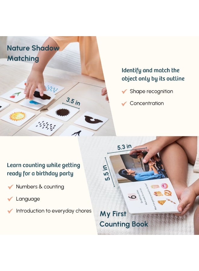 Curious Cub Montessori Learning Wooden Baby Toys Montessori Toys For 2 Year OldChild Development And Problem Solving Baby ToysFine Motor Skills,Recognition Skills  Baby Gift Set - Image 5