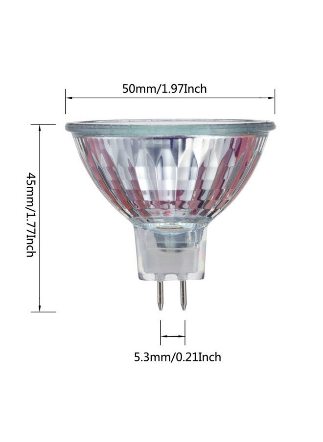 CTKcom CTKcom MR16 12v 20w Halogen Light Bulbs(6 Pack) - 12 Volt Bi Pin Base,High Lumens, Precision Halogen Reflector Fiber Optic Light Bulb, Glass Cover,6 Pack  - Image 2
