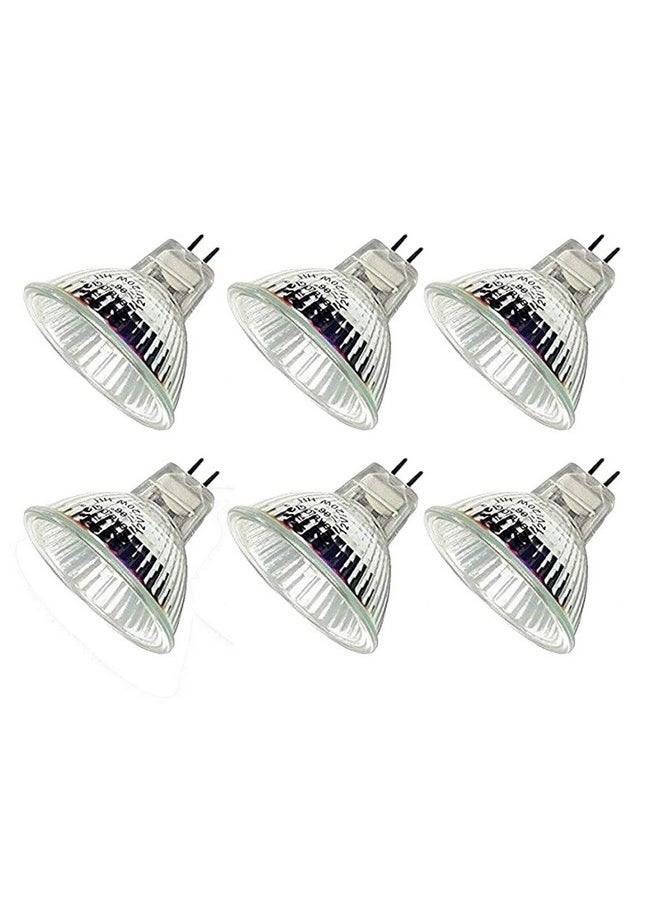 CTKcom CTKcom MR16 12v 20w Halogen Light Bulbs(6 Pack) - 12 Volt Bi Pin Base,High Lumens, Precision Halogen Reflector Fiber Optic Light Bulb, Glass Cover,6 Pack  - Image 1