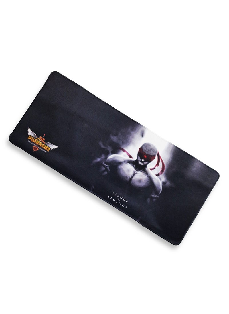 Generic Gaming Mouse Pad Large , League of Legends (70cm x 30cm x 2mm) , Thick Extended Mouse Mat Water proof Non-Slip Spill-Resistant Desk Pad with Special-Textured Surface, Anti-Fray Stitched Edges for Keyboard, PC  - Image 3
