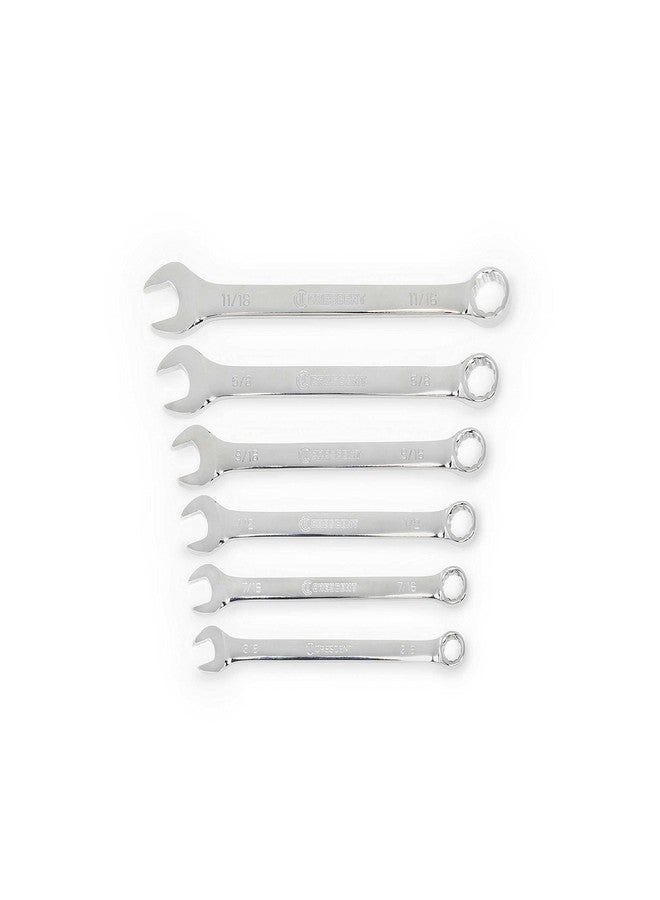 Crescent 6 Piece 12 Point SAE Combination Wrench Set - CCWS0-05 - Image 1