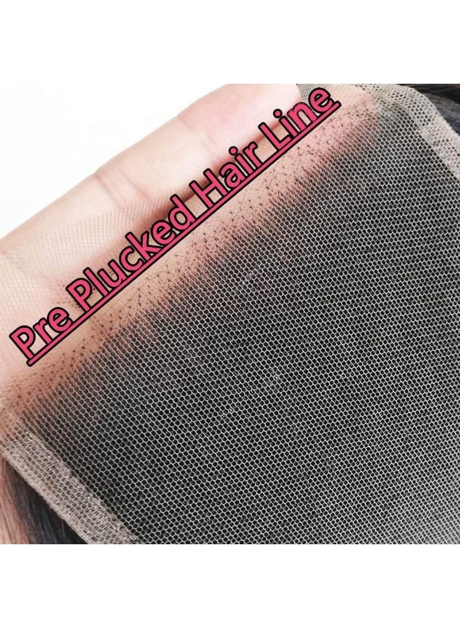 إستيل إغلاق شعر برازيلي مستقيم - جزء مجاني 4 × 4 إغلاق دانتيل، شعر بشري غير معالج بنسبة 100%، دانتيل سويسري علوي، أسود طبيعي - Image 4