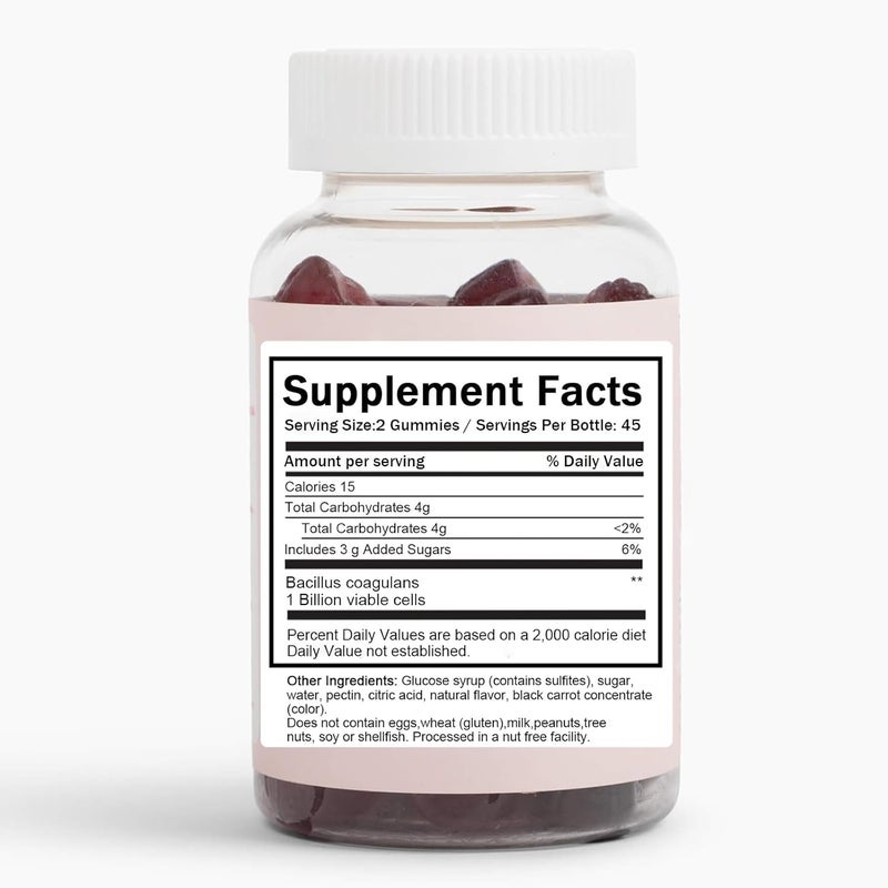 jinmao Clean Fiber Gummies for Men Clean Prebiotic Fiber Gummy Supplement Digestive Gut Health 60 Gummies - Image 2