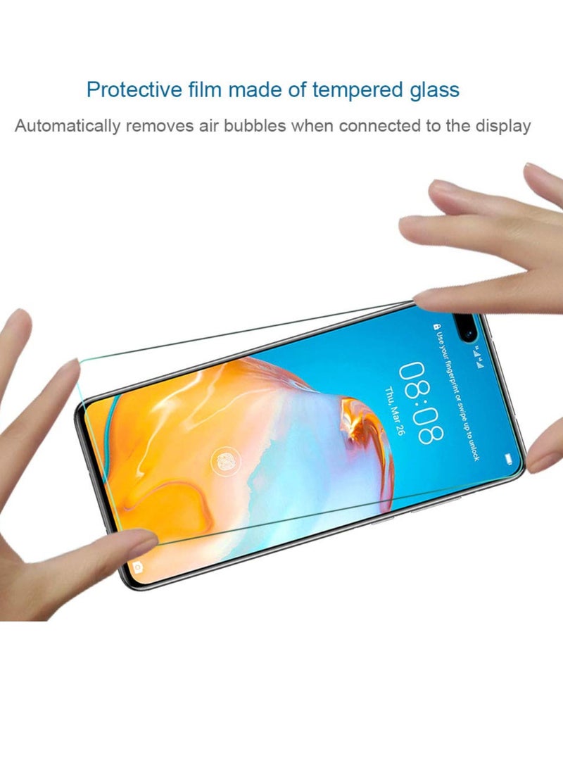 2 Pack Compatible With Huawei P40 P40 5G Screen Protector Tempered Glass For Huawei P40 4G And 5G 9H Scratch Resistant Bubble Free Easy To Install - Image 4