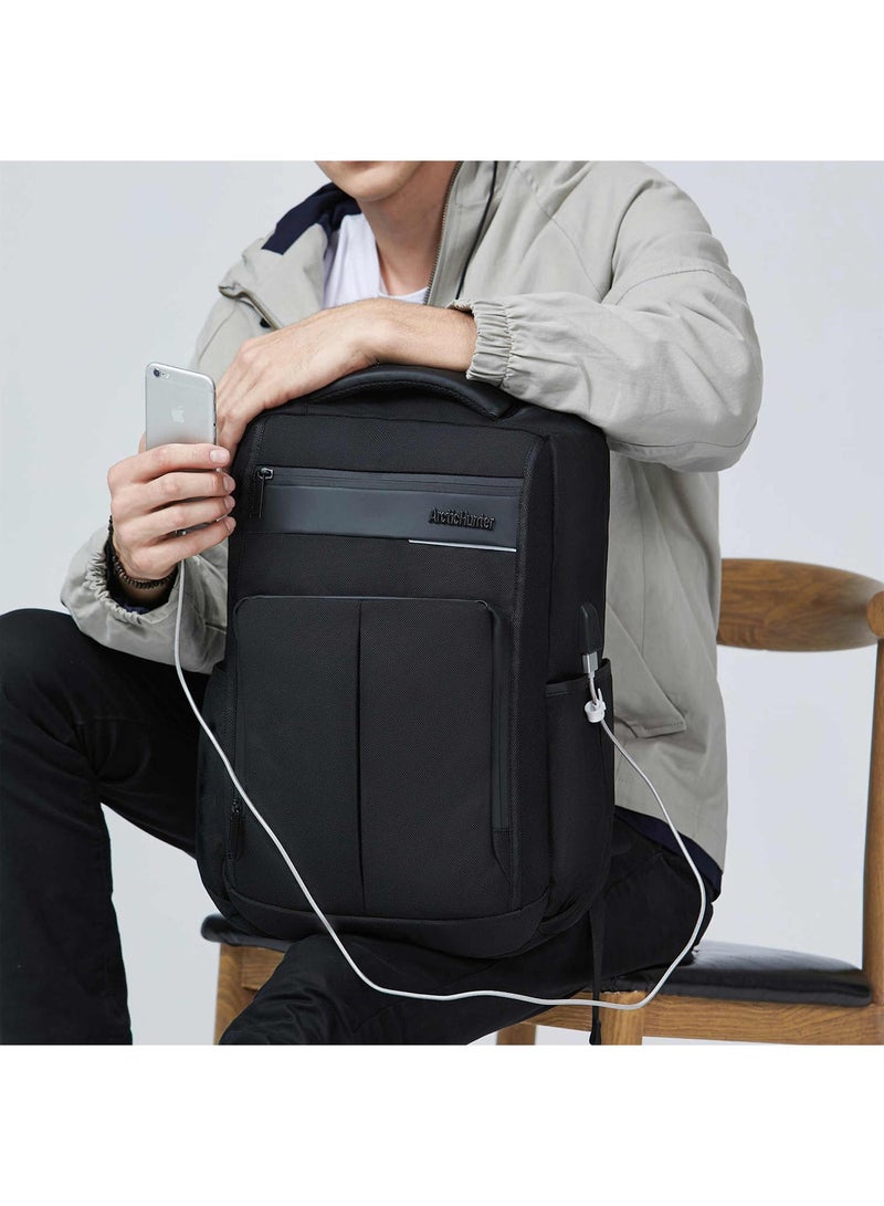 ARCTIC HUNTER Laptop Backpack Water Resistant Smart Daypack with Built in USB Port for Office Business Travel for Men and Women, B00121C - Image 5