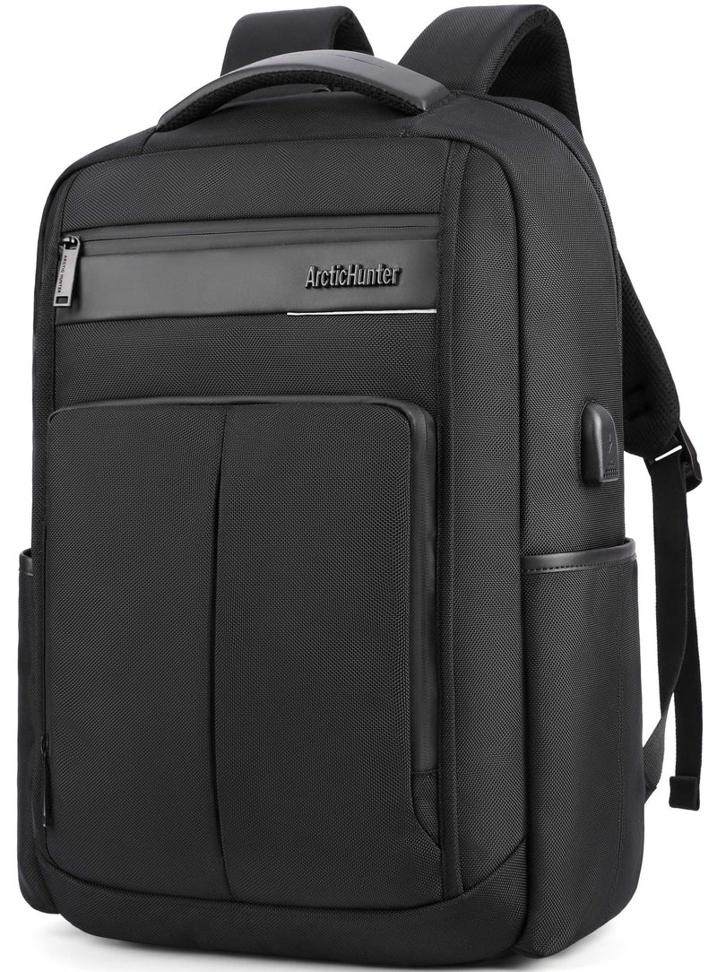 ARCTIC HUNTER Laptop Backpack Water Resistant Smart Daypack with Built in USB Port for Office Business Travel for Men and Women, B00121C - Image 1