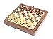 House of Chess 65 Inch Wooden Magnetic Folding Travel Chess Set Board Algebraic Notation Two Extra Queens Handmade Premium Quality Golden RosewoodMaple Wood - Image 4
