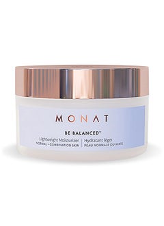 monat MONAT Be Balanced Lightweight Moisturizer - Restoring & Smoothing Hydrating Face Moisturizer with Hyaluronic Acid. Light Moisturizer Face Cream for Daily Skincare Routine - Net Wt. 45 ml / 1.52 fl oz  - Image 1