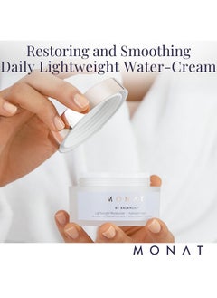 monat MONAT Be Balanced Lightweight Moisturizer - Restoring & Smoothing Hydrating Face Moisturizer with Hyaluronic Acid. Light Moisturizer Face Cream for Daily Skincare Routine - Net Wt. 45 ml / 1.52 fl oz  - Image 3