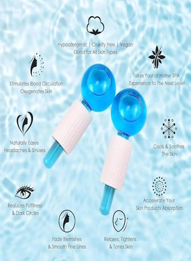 COOFANDY Facial Ice Globe, Smart Cool Face Roller Ball, Anti Ageing Wrinkles Soothing Firming Skin Crystal Ice Roller, Enhance Circulation and Complexion, Puffiness, Wrinkles, Collagen Production - Image 5