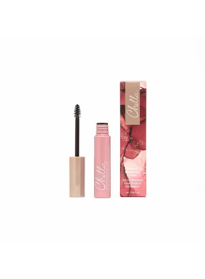 Chella Eyebrow Gel, Defining Clear Eyebrow Gel - Lightweight Formula for Natural, Long Lasting Makeup - Vegan, Cruelty Free, Paraben Free, Gluten Free - Image 1