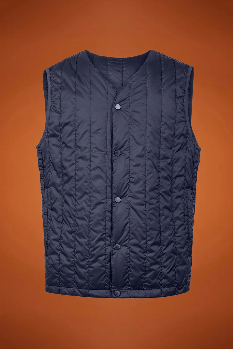 Doppelganger Men's regular fit padded gilet - Blue