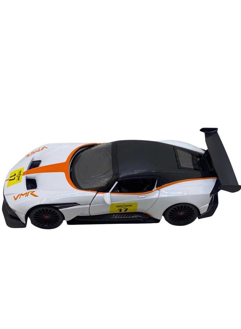 Toy Box Die-Cast Pull Back Metal Metal Sports Car with Openable Doors Light & Music For Kids  - Image 5