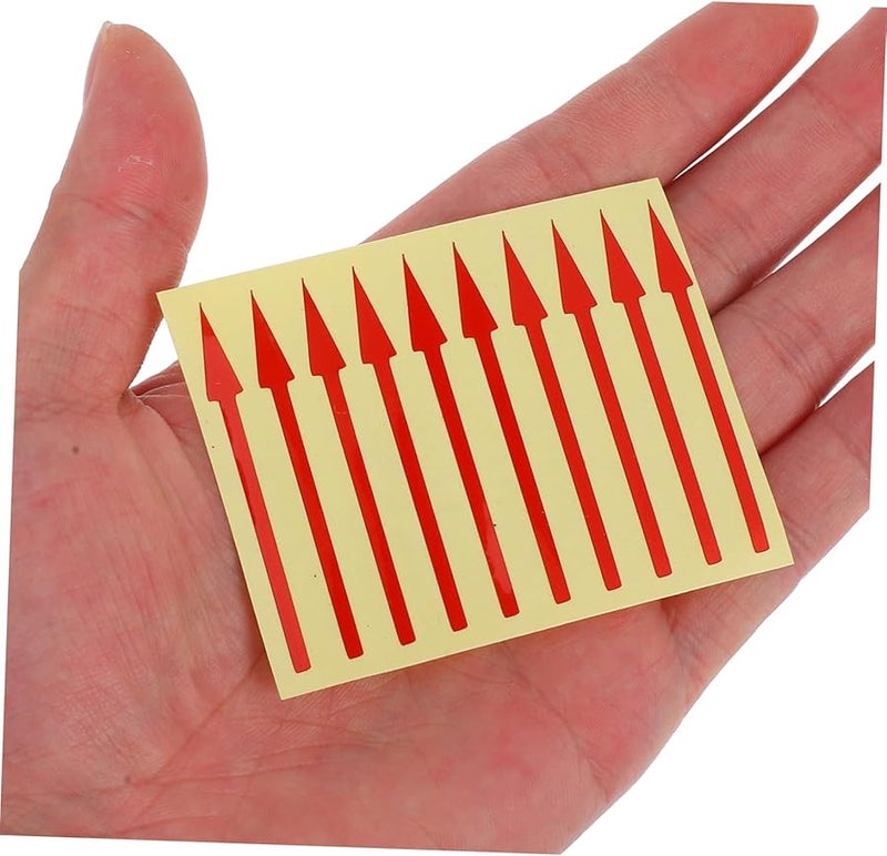 100Pcs Reflective Pressure Gauge Arrow Stickers Directional Markings for Automotive Easy to Apply - Image 4