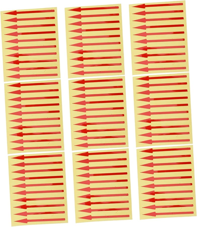 100Pcs Reflective Pressure Gauge Arrow Stickers Directional Markings for Automotive Easy to Apply - Image 2