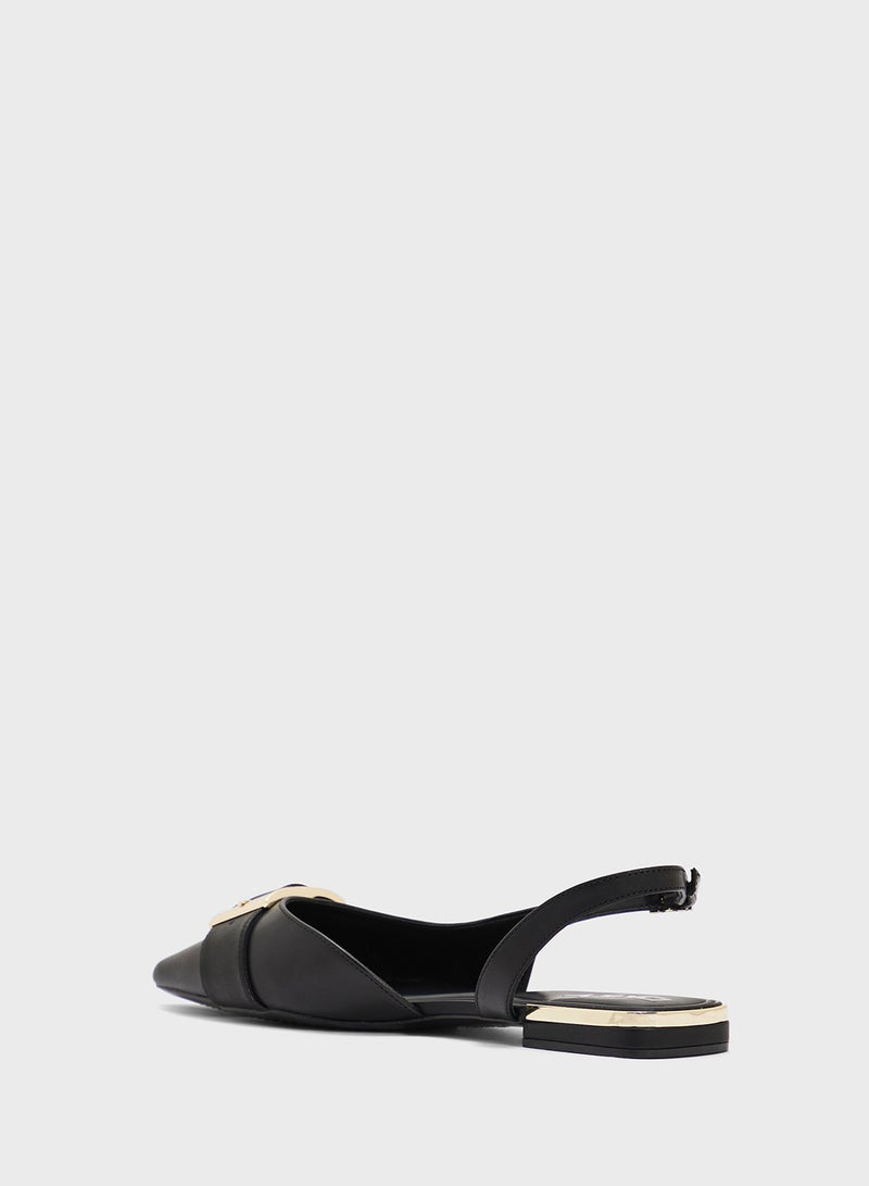 DKNY Clemma Slingback Flat Ballerinas  - Image 3