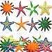 YUJUN 16 Pieces Big Diving Pool Toys Beach Colorful Starfish Summer Swimming Underwater Pool Toys Soft Rubber Dive Throw for Kids Birthday Swimming Pool Party Favors Fish Tank Stuffer 2 Sizes - Image 2